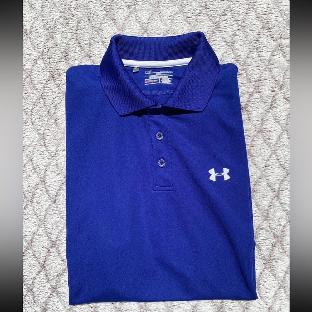 Under Armour Polo Shirt Royal Blue - M